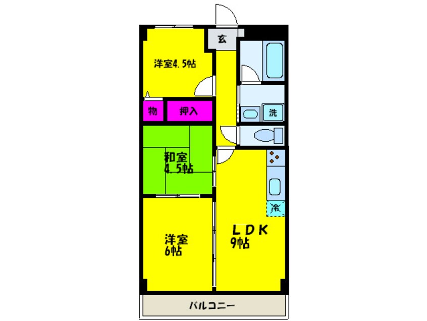 間取図 新川第２マンション