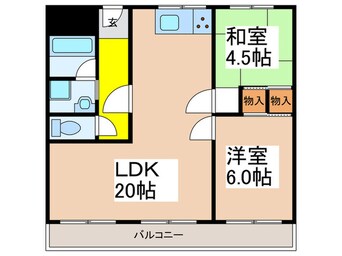 間取図 サンハイツ旭ヶ丘