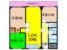 サンハイツ旭ヶ丘 3LDKの間取り