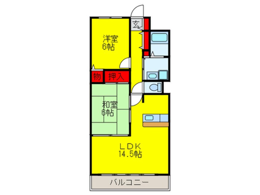 間取図 モアフィールド