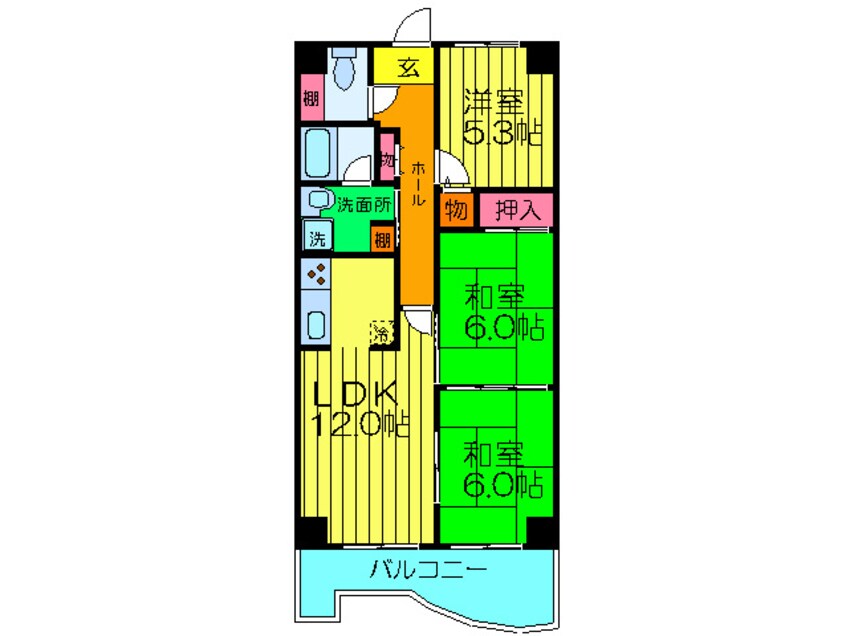 間取図 ダイヤパストラル