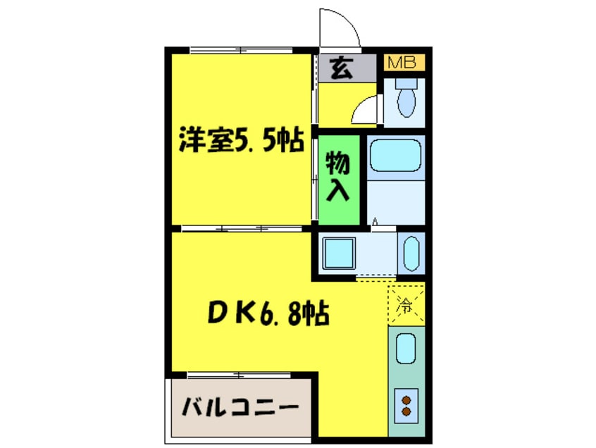 間取図 アメニティ昭南