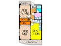 アンシャルル豊中の間取図