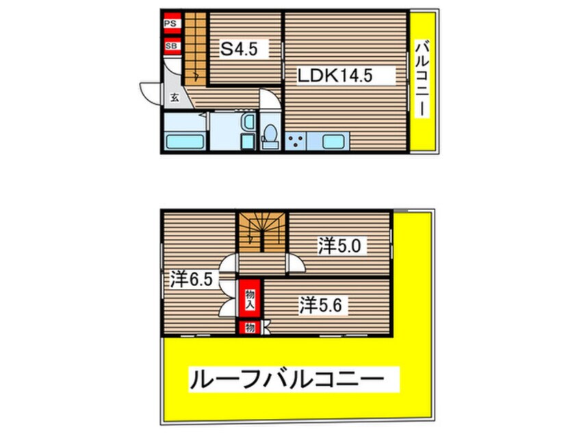 間取図 チェリーブロッサム嵯峨野