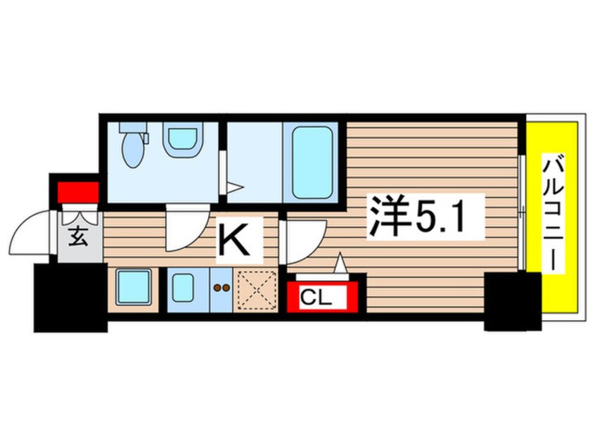 間取図 アリビオ立花Ⅱ