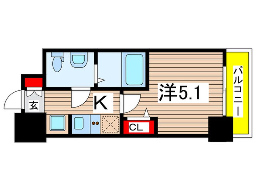 間取図 アリビオ立花Ⅱ