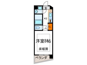 間取図 グランコスモ出町柳Ⅱ