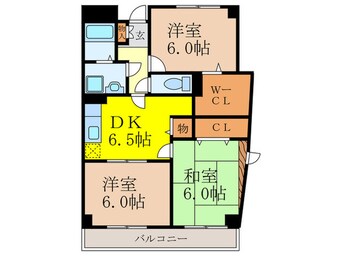間取図 ジャン･ピュールⅡ番館