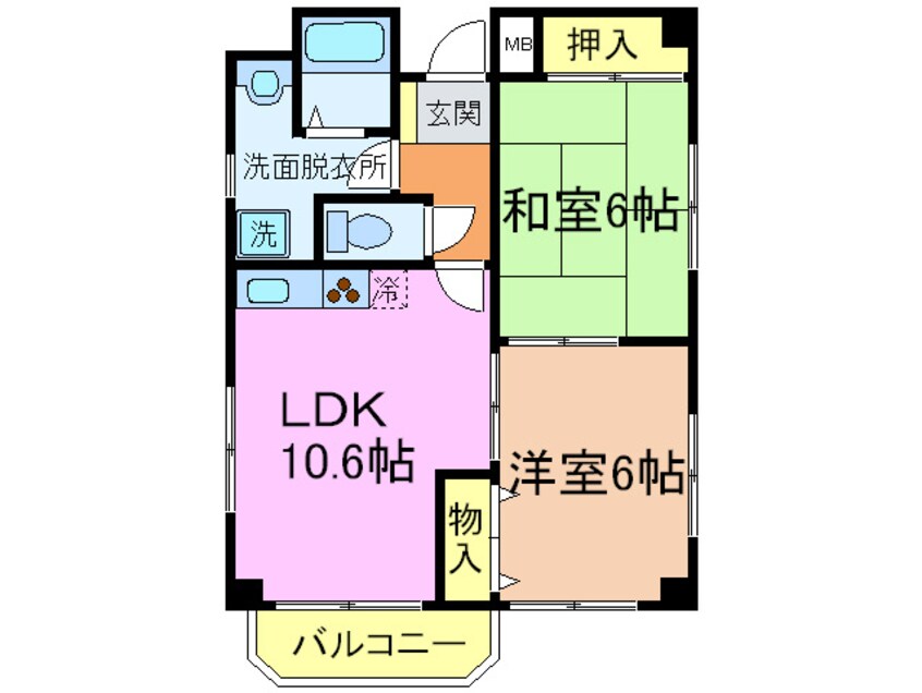 間取図 吉本マンション