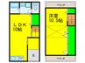 ピュアホーム住吉 1LDKの間取り