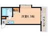 リバーパレス鴨川 1Rの間取り