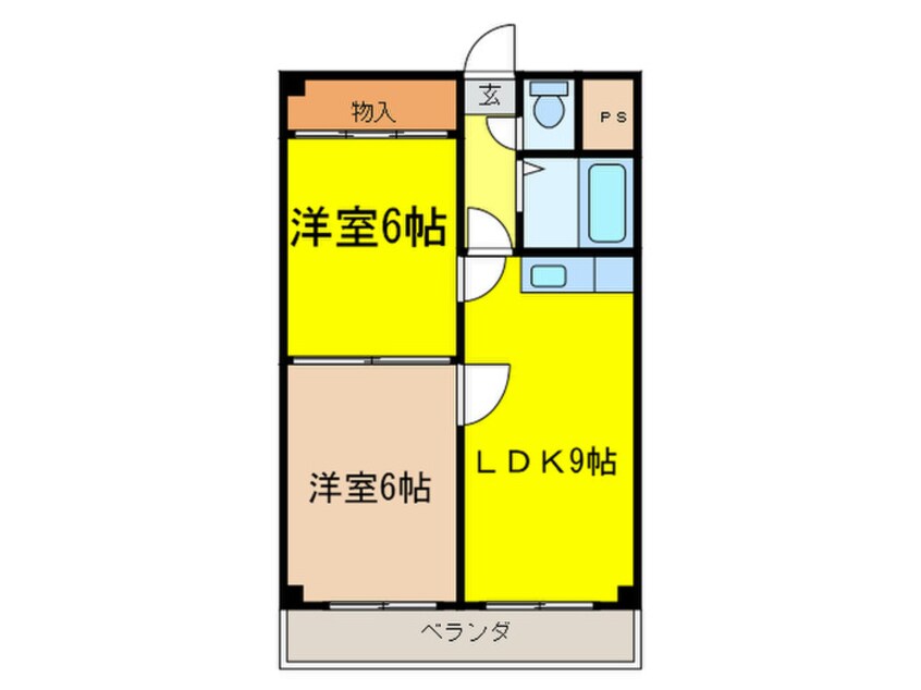 間取図 雅叙園ハイツ