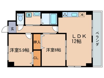 間取図 ＣＯＭＦＯＲＴ　Ｔ１