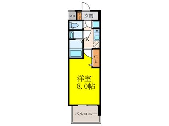 間取図 セレニテ江坂ミラク