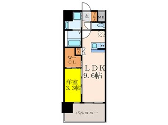 間取図 セレニテ江坂ミラク