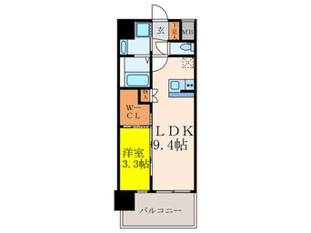 間取図 セレニテ江坂ミラク