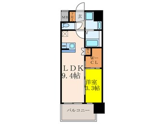 間取図 セレニテ江坂ミラク