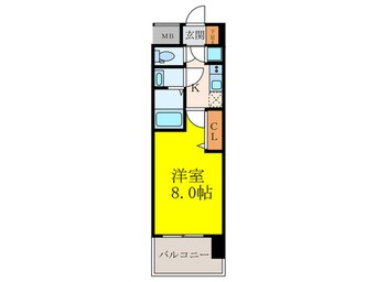 間取図 セレニテ江坂ミラク