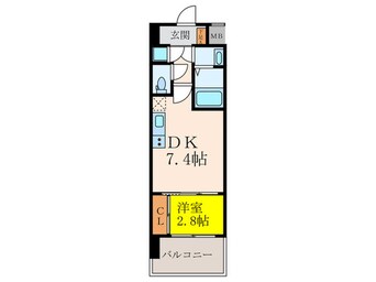 間取図 セレニテ江坂ミラク