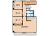 岡本ハウス(107) 3LDKの間取り