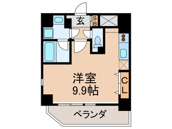 間取図 クレグラン北梅田