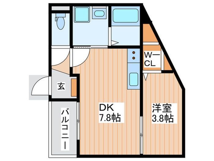 間取り図 ｻﾝｼｴ寝屋川