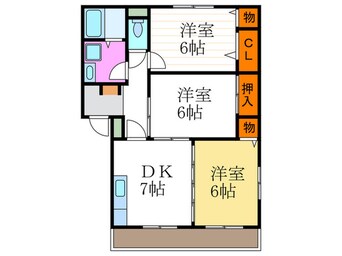 間取図 アーバンハウス鴨川