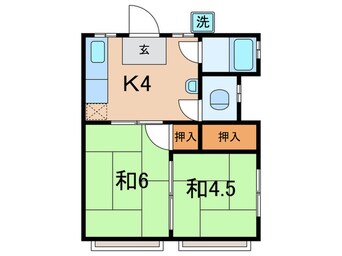 間取図 荻田荘