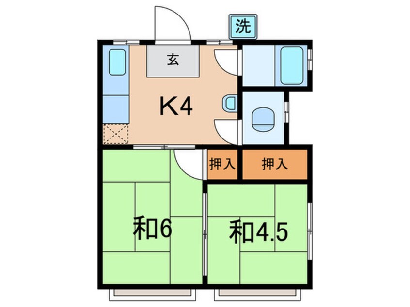間取図 荻田荘