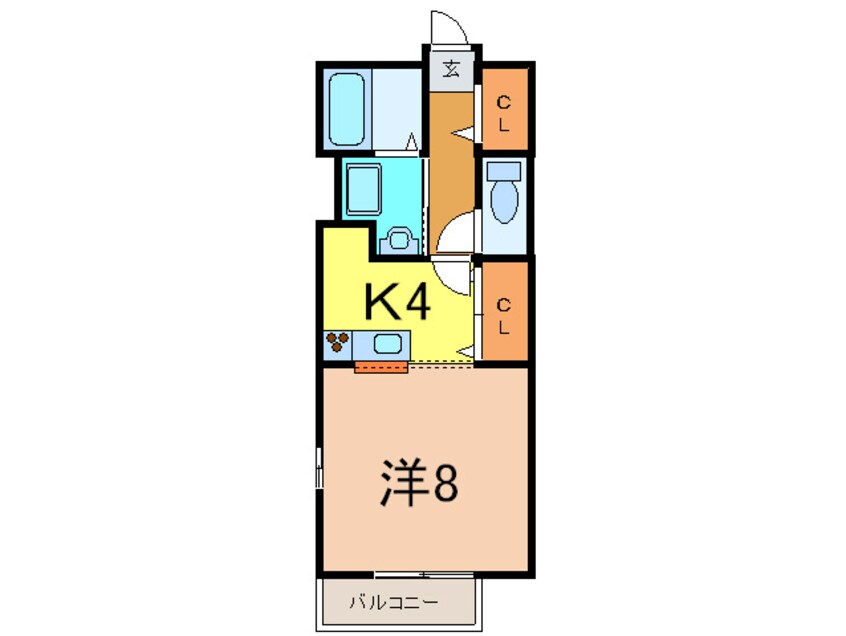 間取図 メゾン二翠Ｂ棟