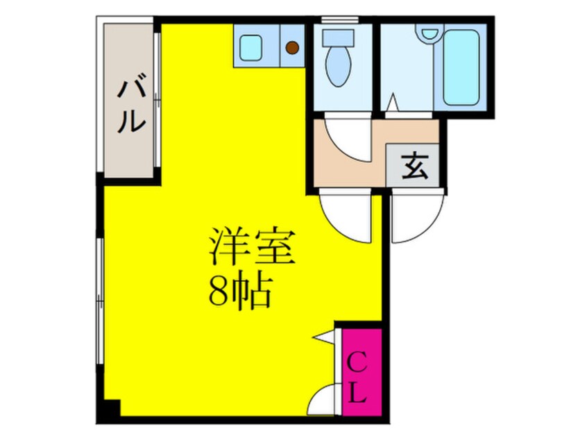 間取図 パ－クロ－ド