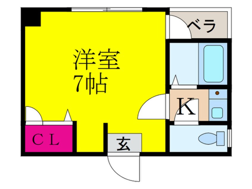 間取図 パ－クロ－ド