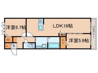 間取図 WELL　HAPPY