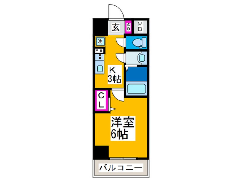 間取図 グランパシフィック塩草公園