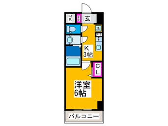 間取図 グランパシフィック塩草公園