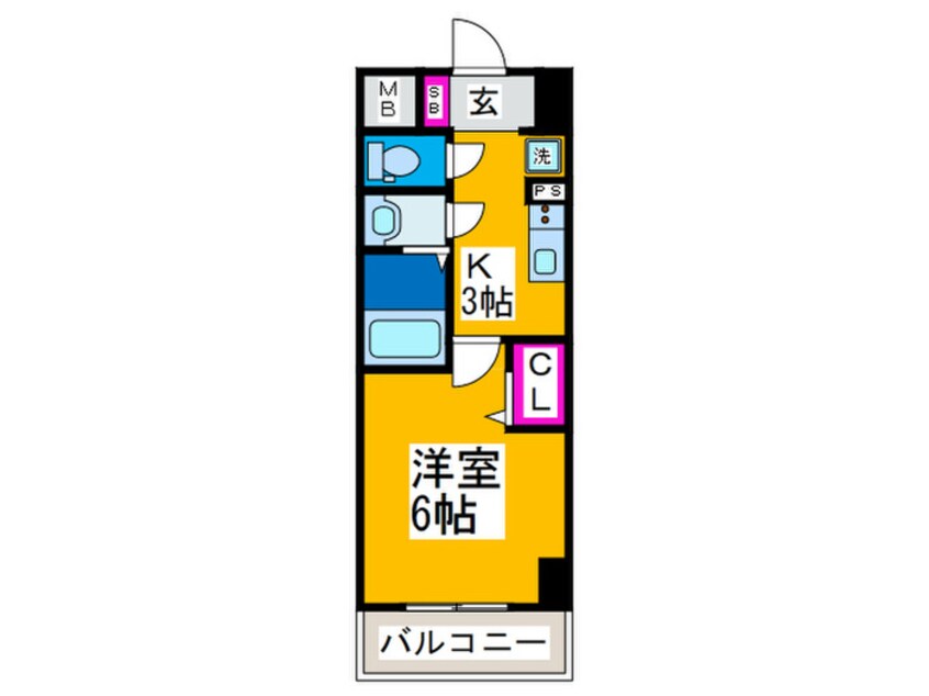 間取図 グランパシフィック塩草公園