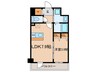 (仮)VERENA 1LDKの間取り