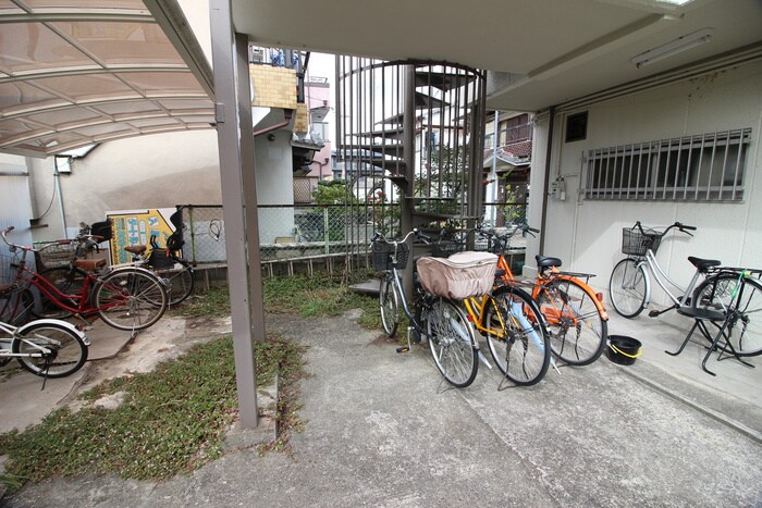 駐輪場 北田ハイツ