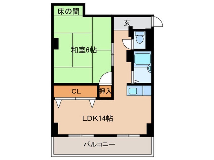 間取図 センチュリ－鶴見