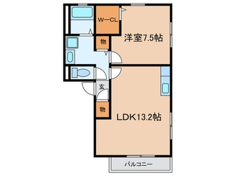 間取図 カ－サ海岸通り