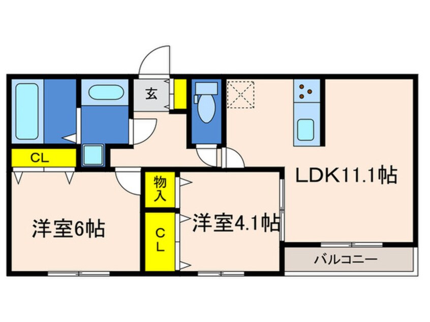 間取図 Canal　Ark