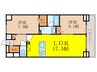 ジョワイユ新大阪 2LDKの間取り