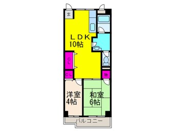 間取図 阪急上牧ドリームマンション