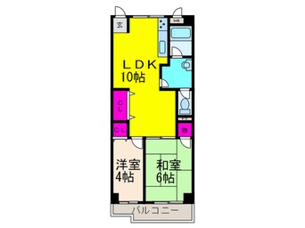 間取図 阪急上牧ドリームマンション