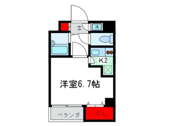 間取図 ドゥム－ル新町