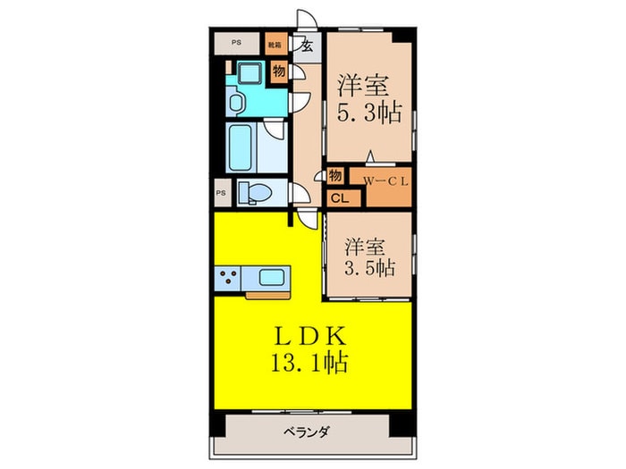 間取り図 PremiumCourt千里丘