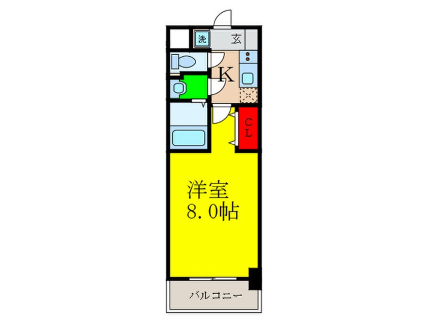 間取図 La Douceur南茨木