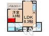 仮)東大阪市吉田６丁目ＡＰ Ａ棟 1LDKの間取り