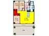 OTC新御堂ハイツ（107） 3LDKの間取り