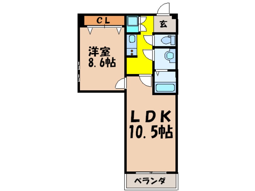間取図 フェアフィ－ルド